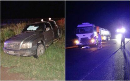 Accidente en el cruce de ruta Nacional 188 y provincial 7: hay dos personas hospitalizadas