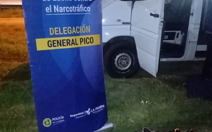 Narcotráfico: desbaratan banda que operaba entre Pico y Córdoba
