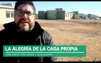La alegría inmensa de la casa propia: IMPACTO se metió en la intimidad de la felicidad de «Caldenia»