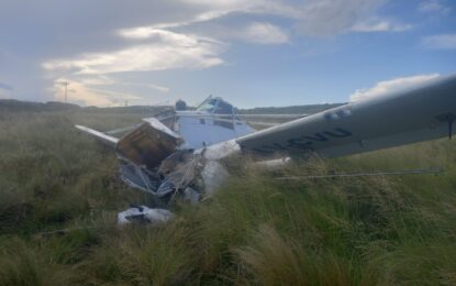 Una avioneta de aeroaplicaciones cayó en el sur de Córdoba