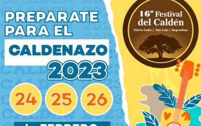 Nueva Galia confirmó los días de la nueva edición del Festival del Caldén