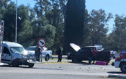 Choque en el cruce de Winifreda de ruta 35