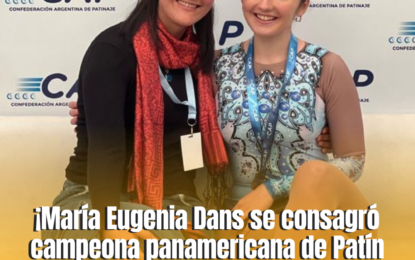 Desde Colombia hablamos con la realiquense María Eugenia Dans quien se consagró campeona panamericana de Patín Artístico