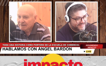 Ángel Bardón: toda una historia como portero de la Escuela de Comercio de Realicó