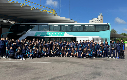 La Pampa inició el viaje a Chile para una nueva edición de los Juegos de la Araucanía