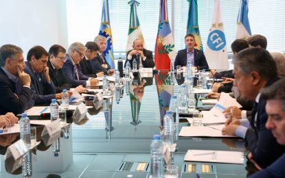 Ziliotto participó de reunión federal con otros 22 gobernadores