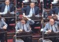 El diputado peronista Aldo Leiva se puso peluca para votar contra los vetos de Javier Milei