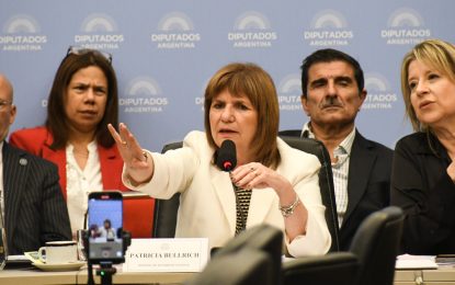Bullrich trató de «institución retrógrada» a la AFA y dijo que desde el Senado investigará su transparencia