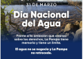 Día Nacional del Agua: Ziliotto reafirmó que «el agua no se negocia y La Pampa no retrocede»