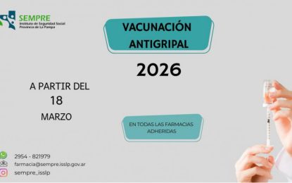 SEMPRE inicia la campaña de vacunación contra la gripe 2026