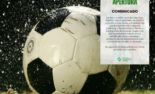 Liga Pampeana: Se suspendió el choque entre Racing de Castex y Ferro de Realicó