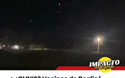 ¿Fenómeno inexplicable? Vecinos de Realicó registraron extrañas luces en el cielo nocturno