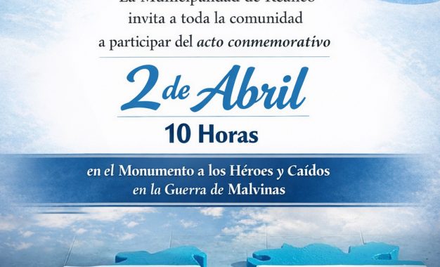 Realicó: Convocan a la comunidad para el Acto del 2 de Abril, Día del Veterano y de los Caídos en la Guerra de Malvinas