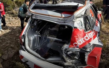 Tragedia en el Rally Sudamericano: murió un joven espectador tras un despiste en Traslasierra