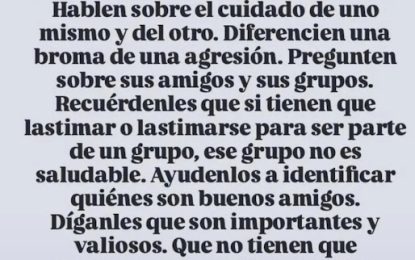«Si hay que lastimar, no es un grupo saludable»: El mensaje que es viral entre docentes de Realicó y la región