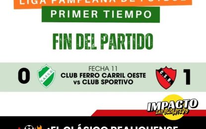 ¡EL CLÁSICO REALIQUENSE SE TIÑÓ DE ROJINEGRO! SPORTIVO GANÓ EN PARERA