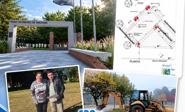 Maisonnave: Un proyecto nacido entre comuna, escuela y comunidad comienza a hacer realidad el Paseo Héroes de Malvinas