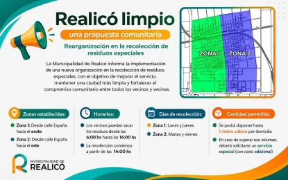 «Realicó limpio»: El municipio lanza una nueva organización para la recolección de residuos especiales