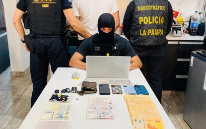 Lucha contra el narcotráfico: Una investigación iniciada en Ingeniero Luiggi terminó con cuatro detenidos en Córdoba