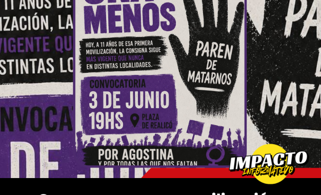 Convocan a una movilización en Realicó a 11 años de la primera marcha de «Ni Una Menos»