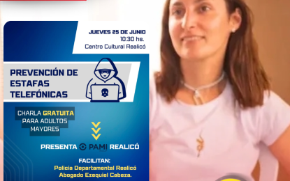 Alerta por estafas: PAMI Realicó convoca a una charla de prevención abierta para adultos mayores