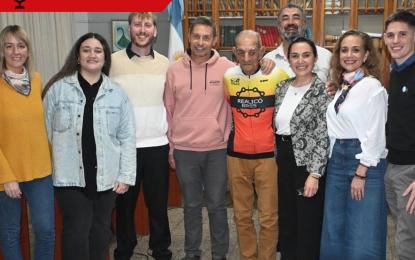 Ejemplo de vida y perseverancia: El Concejo Deliberante homenajeó al ciclista «Chorico» Burgos
