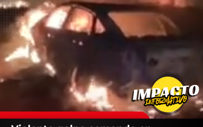 Violento golpe comando en Intendente Alvear: maniataron a dos personas, robaron dólares y quemaron un auto