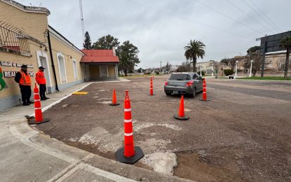 Realicó puso en marcha el nuevo sector frente a la Estación para los exámenes de idoneidad conductiva