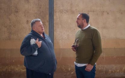 Di Nápoli recorrió Castaño Frutas, una empresa realiquense que distribuye el 20% de sus productos en el Mercado Concentrador