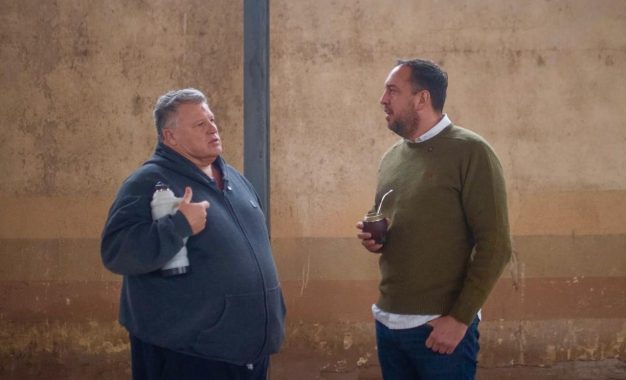 Di Nápoli recorrió Castaño Frutas, una empresa realiquense que distribuye el 20% de sus productos en el Mercado Concentrador