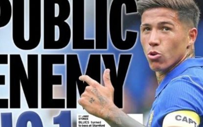 Enzo Fernández volvió al Chelsea y la prensa inglesa fue lapidaria: qué dijeron tras los silbidos en Stamford Bridge