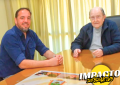 «Charla entre compañeros»: Carlos Verna se mostró con Luciano di Nápoli y dejó un fuerte mensaje en la interna del PJ