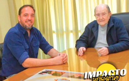 «Charla entre compañeros»: Carlos Verna se mostró con Luciano di Nápoli y dejó un fuerte mensaje en la interna del PJ