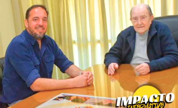 «Charla entre compañeros»: Carlos Verna se mostró con Luciano di Nápoli y dejó un fuerte mensaje en la interna del PJ