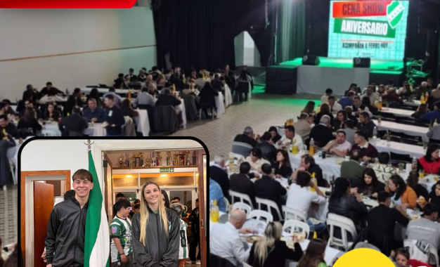Pasión verdolaga: Ferro de Realicó celebró sus 92 años con una emotiva cena-show y homenajes