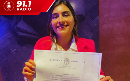 Una realiquense se recibió en la Escuela Nacional de Bibliotecarios