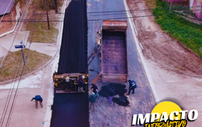 El Municipio finaliza la obra de asfaltado de Plan 5.000 esta semana