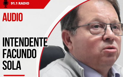 Entrevista a fondo con el intendente Facundo Sola (parte 1): obras, gestión, clima y críticas