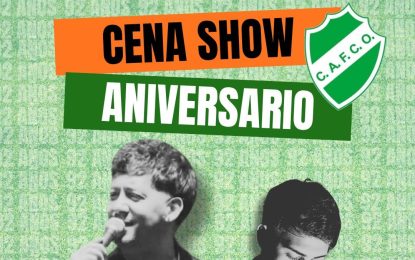 A puro festejo: el Club Ferro Carril Oeste de Realicó celebrará sus 92 años con una gran cena show