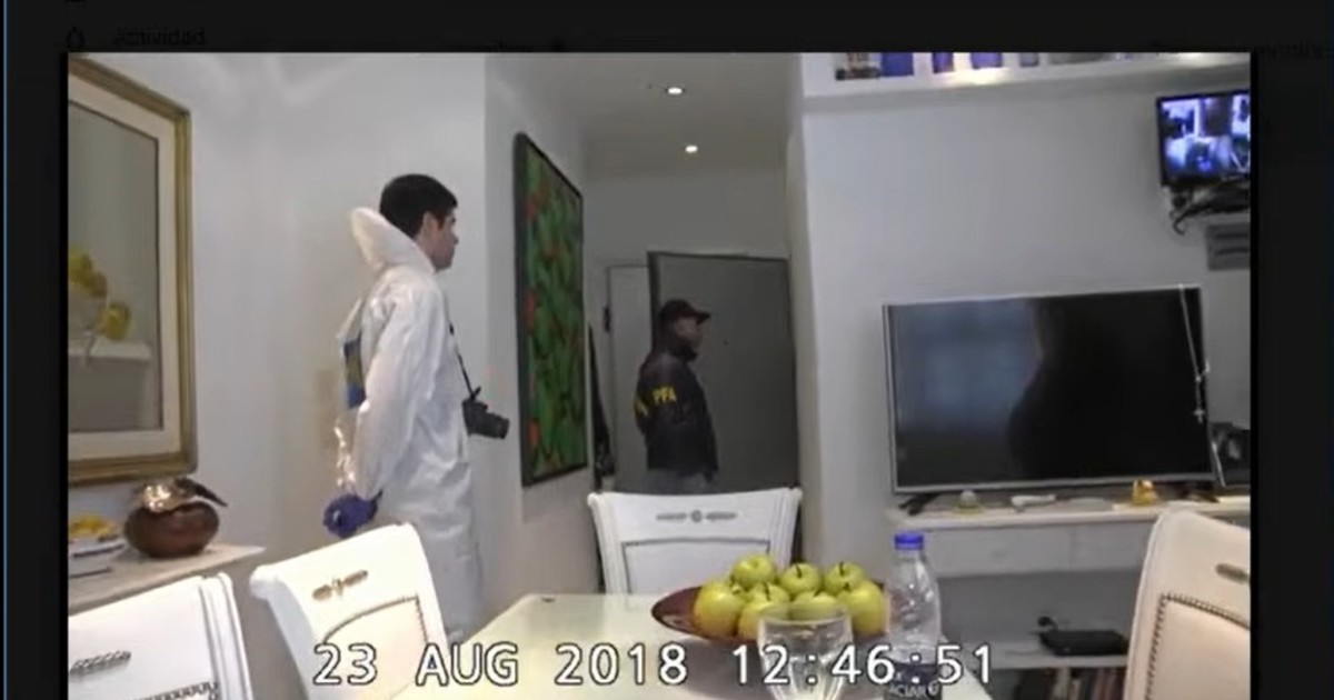 caso-cuadernos:-mostraron-el-video-del-allanamiento-dentro-de-la-casa-de-cristina-kirchner-en-recoleta