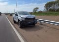 Choque en la intersección de las rutas 188 y 9 entre una pick up y un automóvil