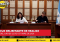 Concejo Deliberante de Realicó: Mirá la sesión ordinaria N° 30