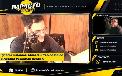 Ignacio Salomón Ahmad asumió la presidencia de la Juventud Peronista de Realicó