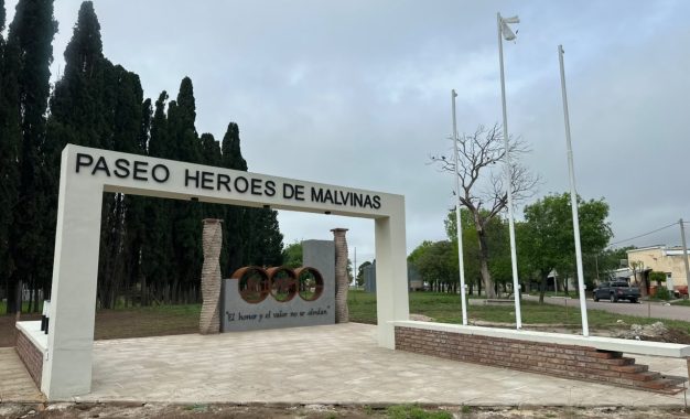 Maisonnave avanza en la puesta en valor del Paseo Héroes de Malvinas
