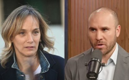 Tras el feroz cruce tuitero, Martín Guzmán le contestó a la esposa de Sergio Massa: «Ay, Malena Galmarini»