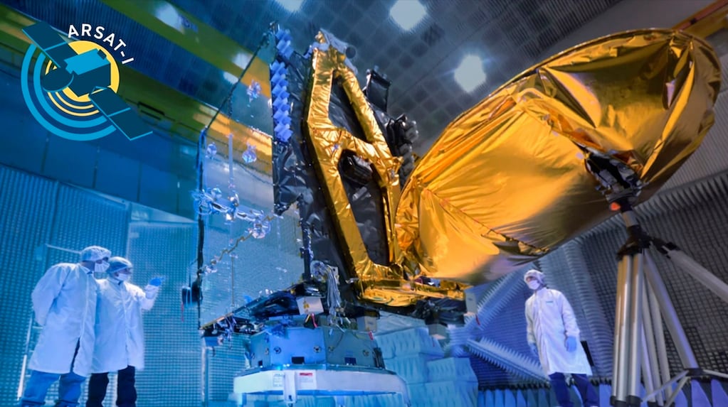 El ARSAT-1, el primer satélite geoestacionario de telecomunicaciones construido en el país