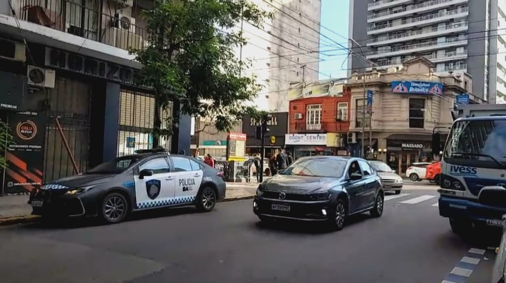 El accidente ocurrió en Corrientes y Malabia.