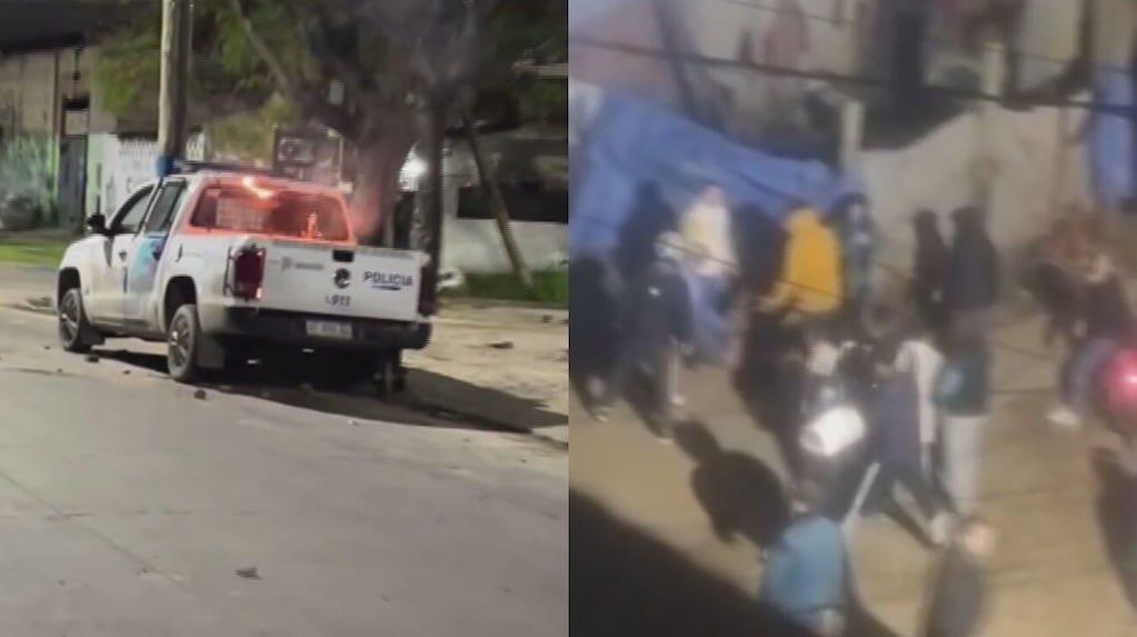 Batalla campal en Quilmes: una joven murió baleada, incendiaron un patrullero y hay dos policías detenidas