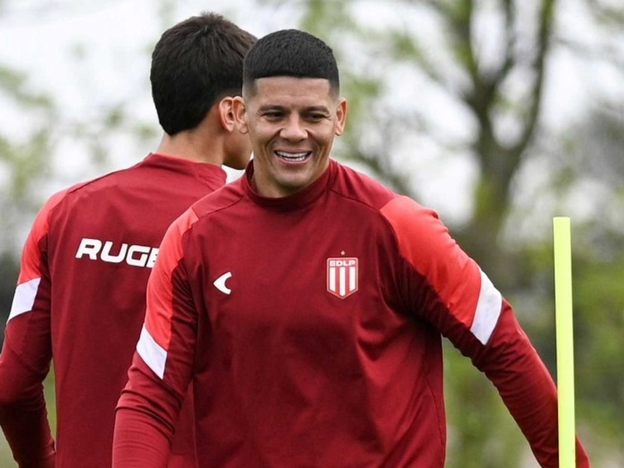 Marcos Rojo llegó a Estudiantes la semana pasada pero todavía no pudo debutar