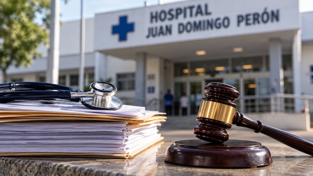 Ilustración generada con inteligencia artificial, alusiva al ingreso del adolescente al hospital y al deterioro de su salud.